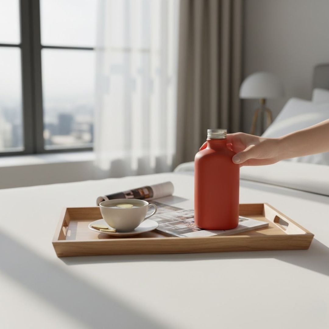 Sustainable Clay Water Bottle for Eco-Friendly Living - 001